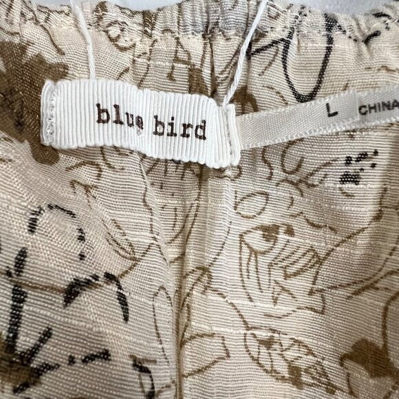 Blue Bird Women's Scoop Neck Floral Lace A-Line Dress Cream/Multi Size Large - Picture 8 of 9